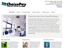 Tablet Screenshot of choicepay.us